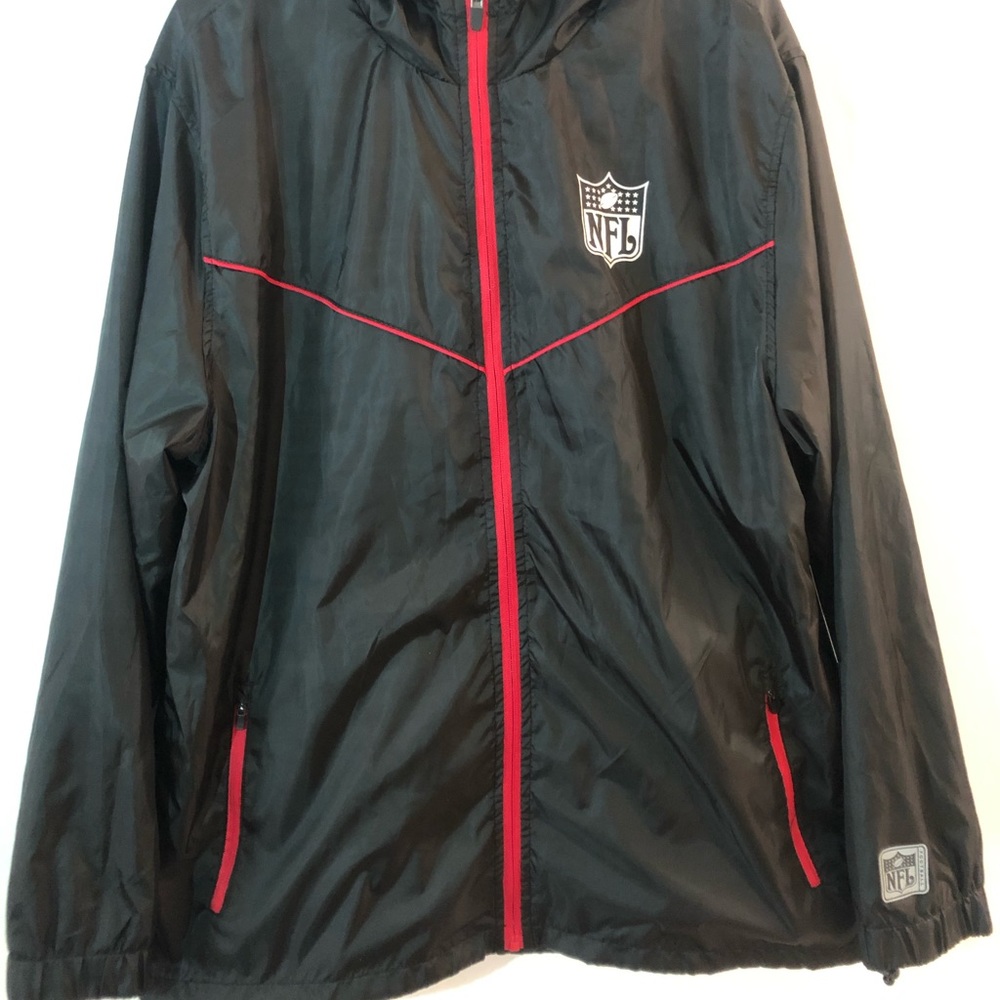 NWT NFL Large Windbreaker
